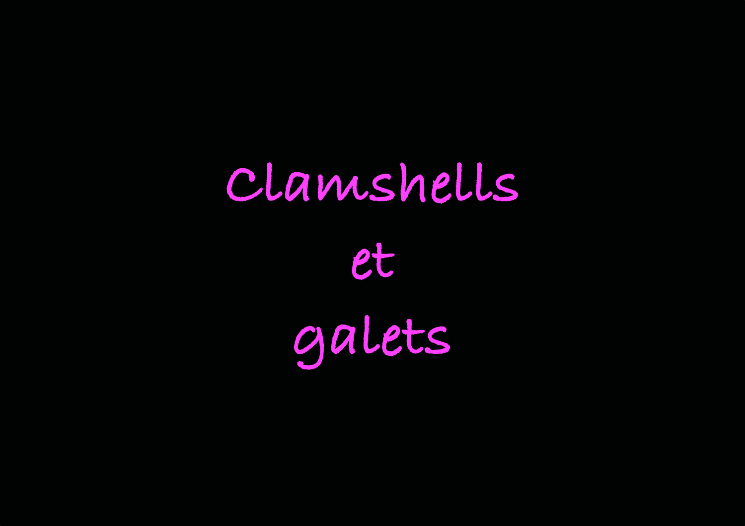 CLAMSHELL FONDANTS