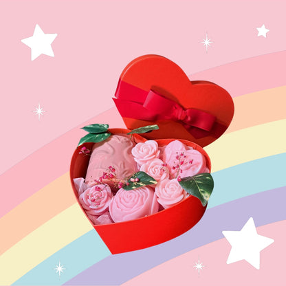 Boîte cadeau en forme de coeur