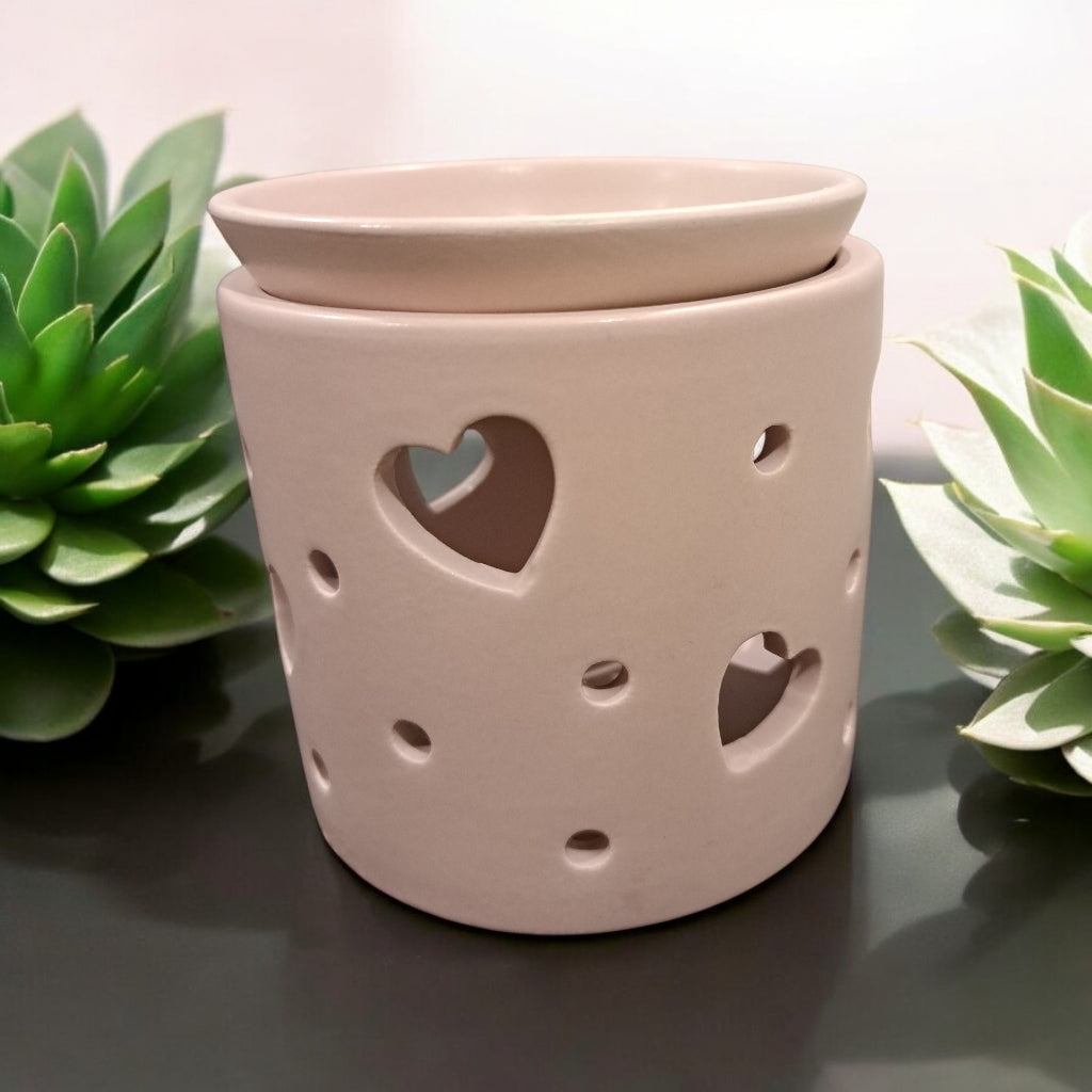 Brûle parfum coeurs roses